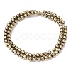 Electroplate Synthetic Magnetic Hematite Beads Strands G-E602-01E-2
