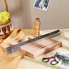 Beech Wood Sewing Embroidery Thread and Drawing Ruler Stand ODIS-WH0011-65-2