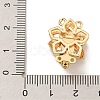 Brass Micro Pave Clear Cubic Zirconia Box Clasps KK-U037-35G-01-3