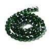 Electroplate Transparent Glass Beads Strands EGLA-A035-T8mm-A10-3