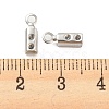 Tarnish Resistant 304 Stainless Steel Folding Crimp Ends STAS-H376-114-3