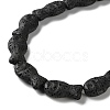 Fish Dyed Natural Lava Rock Beads Strands G-O126-01A-07-3
