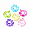 Transparent Acrylic Pendants X-TACR-S144-50-1