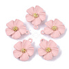 Spray Painted Alloy Pendants PALLOY-N0147-03C-1