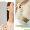 24Pcs 4 Colors Brass Clip-on Earring Findings KK-SC0006-68A-6