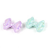 UV Plating Opaque Acrylic Beads OACR-N143-06-2