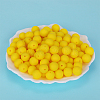 Round Silicone Focal Beads SI-JX0046A-17-3