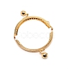 Half Round with Rose Iron Purse Frames DIY-WH0184-76KCG-2