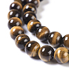 Natural Tiger Eye Round Bead Strands G-L411-07-8mm-3
