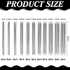 55Pcs Stainless Steel Knitting Needles Set DIY-WH0671-515-2