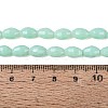 Opaque Solid Color Glass Beads Strands GLAA-N071-01A-C05-4