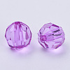 Transparent Acrylic Beads TACR-Q257-6mm-V48-3