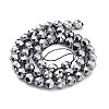 Terahertz Stone Beads Strands G-D461-17C-2