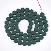 Spray Painted Non-magnetic Synthetic Hematite Beads Strands G-T116-03B-14-2