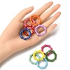 10Pcs Spray Painted Alloy Spring Gate Rings FIND-YW0001-61-5