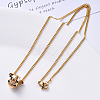 PVD Vacuum Plating 304 Stainless Steel Curb Chain Necklace NJEW-S420-001C-G-5