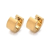 304 Stainless Steel Hoop Earrings EJEW-M079-03G-01-2