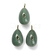Natural Green Aventurine Pendants GG-CBA4625-02G-02-1