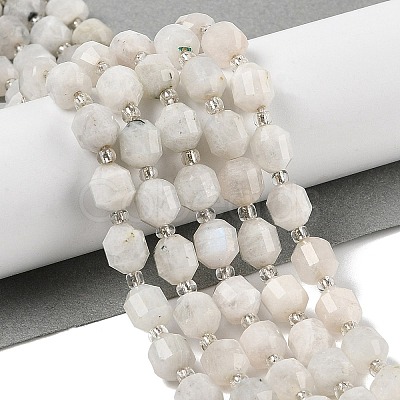Natural Rainbow Moonstone Beads Strands G-K303-A35-8mm-1
