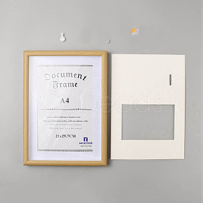 Wood Vertical Photo Frames DJEW-WH0063-44B-01-1