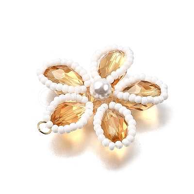 Glass Pendants PALLOY-TA00313-04-1