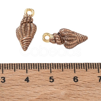 Brass with Enamel Charms KK-CBA61F8-01G-01-1