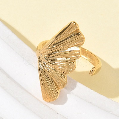 304 Stainless Steel Cuff Rings RJEW-P150-06G-1