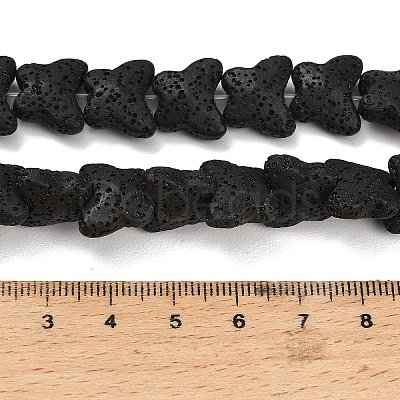 Natural Lava Rock Beads Strands G-G347-02N-1