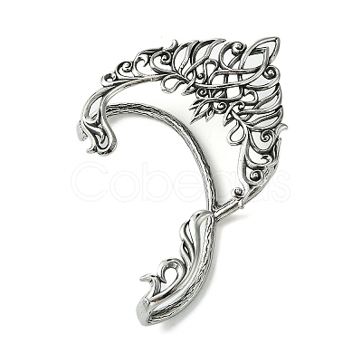 316 Surgical Stainless Steel Cuff Earrings EJEW-E300-05AS-01-1