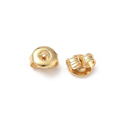 Brass Earring Nuts KK-H083-12G-1