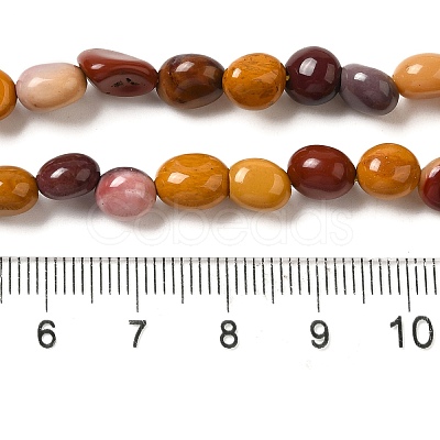 Natural Mookaite Beads Strands G-L608-A05-01-1
