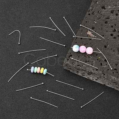 Tarnish Resistant 304 Stainless Steel Ball Head Pins STAS-K146-045-35x0.7mm-1