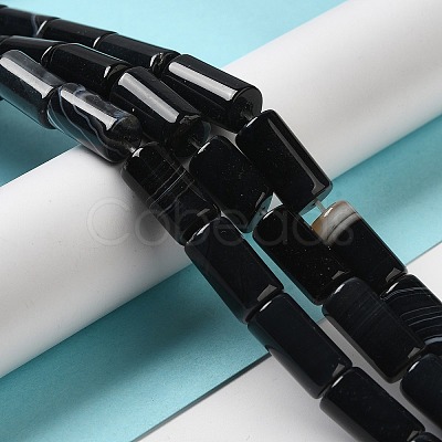 Natural Agate Beads Strands G-H295-E01-1