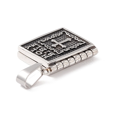 304 Stainless Steel Pendants for Teachers' Day STAS-M299-03AS-1