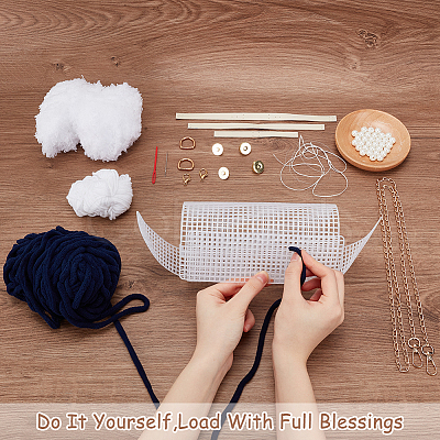 DIY Shoulder Bag Making Kits DIY-WH0504-319A-1