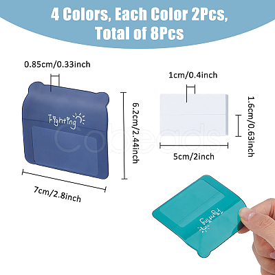 8Pcs 4 Colors Plastic Toilet Seat Lifter FIND-FH0009-33-1