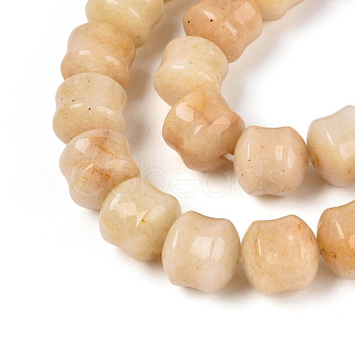 Natural Topaz Jade Beads Strands G-N353-06A-02-1