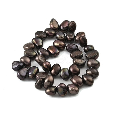 Dyed Natural Cultured Freshwater Pearl Beads Strands PEAR-A006-19B-1