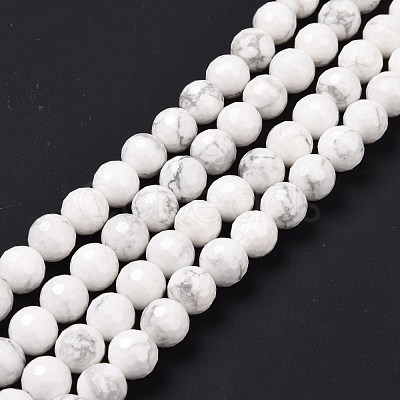 Natural Howlite Beads Strands G-E571-29B-1