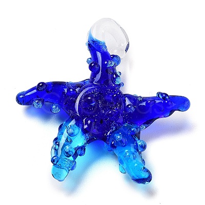 Handmade Lampwork Pendants LAMP-A004-05E-1