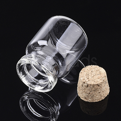 Glass Jar Glass Bottles Bead Containers AJEW-S074-02A-1