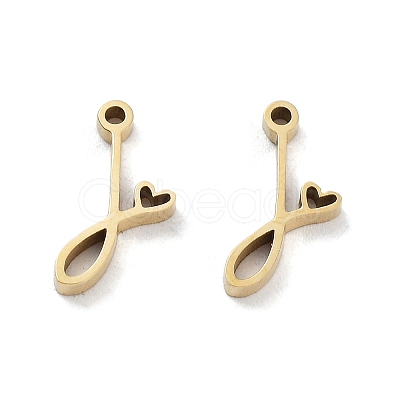304 Stainless Steel Charms STAS-M327-02G-J-1