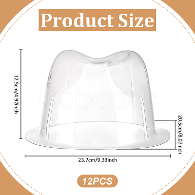 PVC Hat Shaper Insert for Baseball Cap FIND-WH0366-409-1