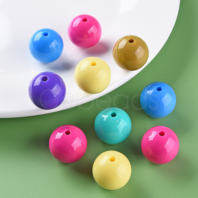 Opaque Acrylic Beads MACR-S370-C20mm-M2-1