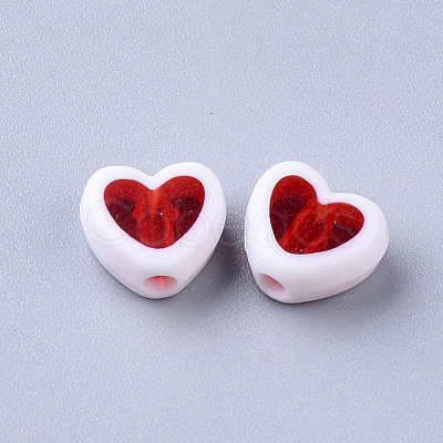 Transparent Acrylic Beads TACR-T004-09-1