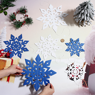 2Bags 2 Colors Christmas Theme Plastic Decorations DIY-SC0026-68-1