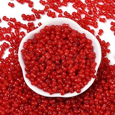 Transparent Colours Glass Seed Beads SEED-R001-01I-1