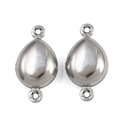 304 Stainless Steel Connector Charms STAS-L297-06P-1