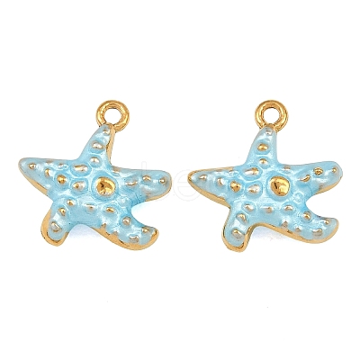 304 Stainless Steel Enamel Charms SA-CBAF5D5-17G-01-1