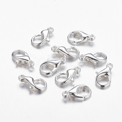 Zinc Alloy Lobster Claw Clasps PALLOY-R042-303-S-NF-1